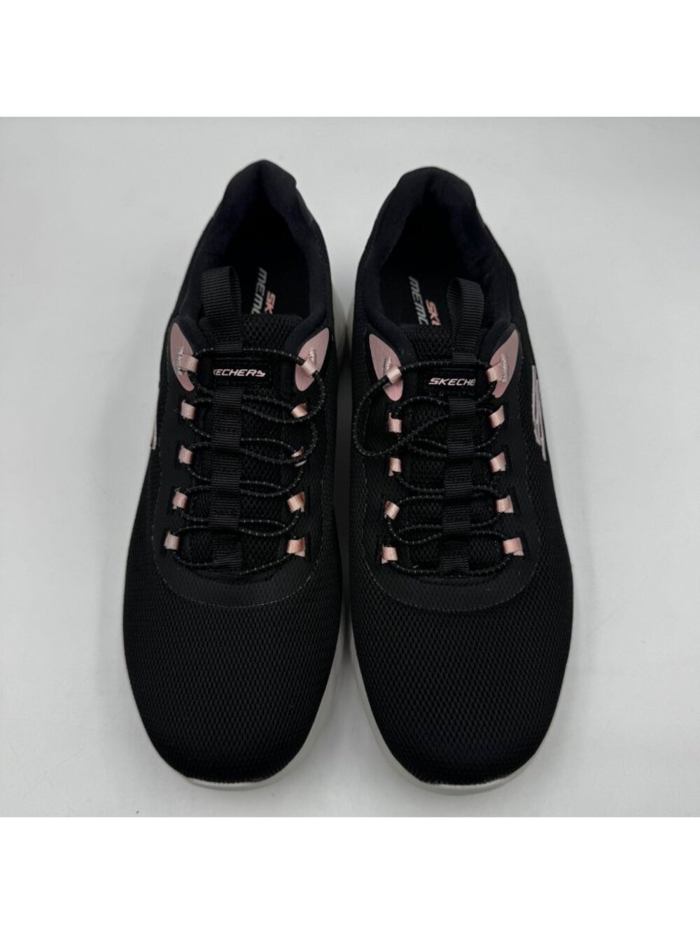 Skechers Skech-Lite Women's Size 9.5 Black Pink Athletic Walking Shoes